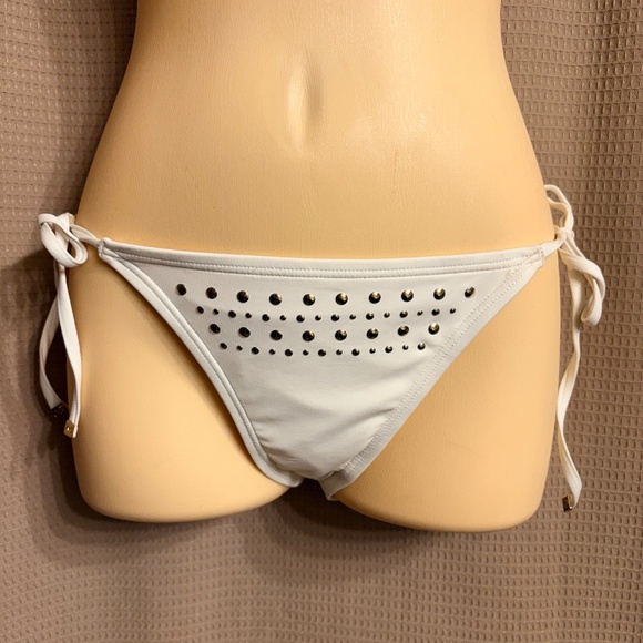 Michael Koss White Bikini Swim Wear Women's Bottom-XS Top-M - Picture 10 of 10